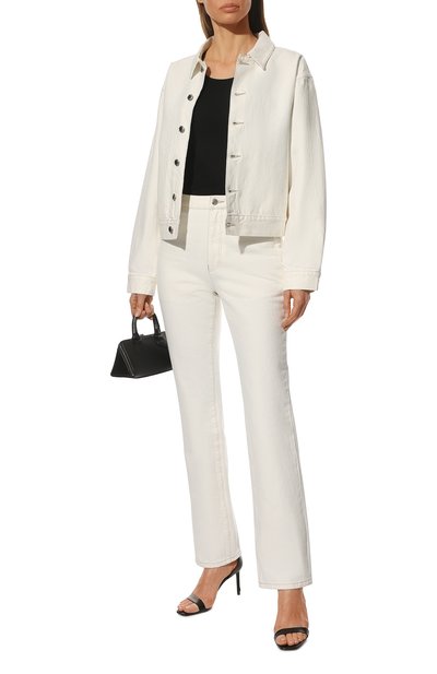 Джинсовая куртка ALEXANDER WANG молочного цвета по цене 71550 руб., арт. 4DC2222084, фото 2 Джинсовая куртка ALEXANDER WANG, арт. 4DC2222084, фото 2