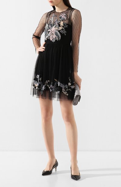 Платье REDVALENTINO черного цвета по цене 62600 руб., арт. TR3VA12F/4T4, фото 2 Платье REDVALENTINO, арт. TR3VA12F/4T4, фото 2