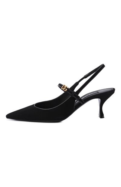Замшевые туфли new cardinale 60 DOLCE & GABBANA черного цвета по цене 89950 руб., арт. CG1068/AQ134, фото 4 Замшевые туфли new cardinale 60 DOLCE & GABBANA, арт. CG1068/AQ134, фото 4