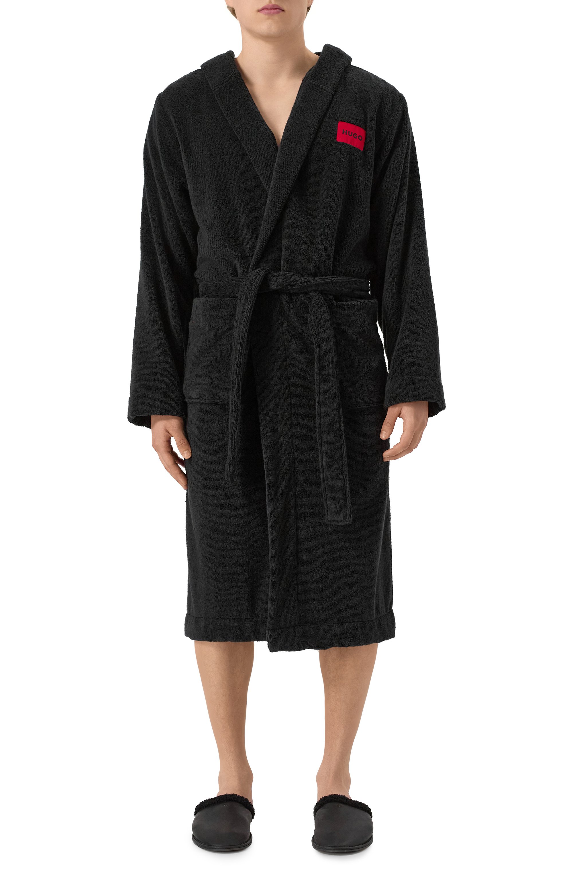 Хлопковый халат HUGO, арт. 50503029, фото 3