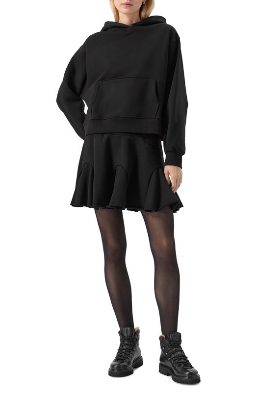 Хлопковое худи Comme des Fuckdown CFABW01373 Чёрный  CFABW01373 Фото 2