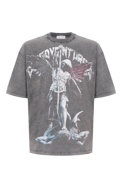 Мужская хлопковая футболка DIEGO VENTURINO, арт. DVTS0DVAM