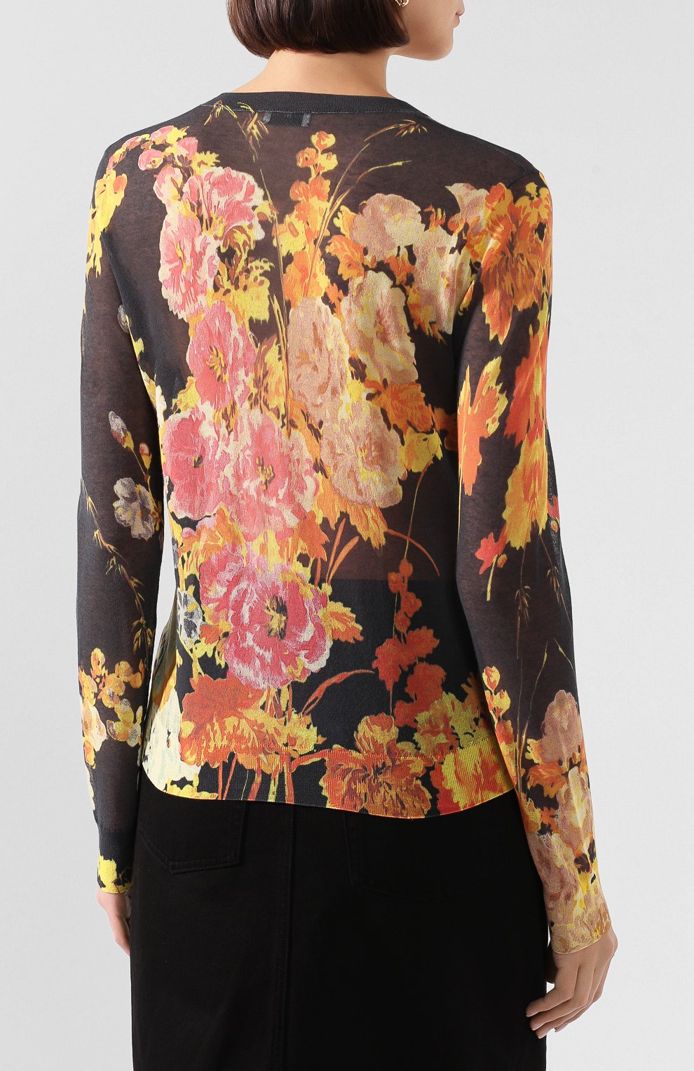 Хлопковый пуловер DRIES VAN NOTEN, арт. 201-11200-9710, фото 4