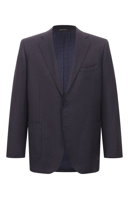 Мужской пиджак из шелка и кашемира ZILLI, арт. P2B010M061250101U