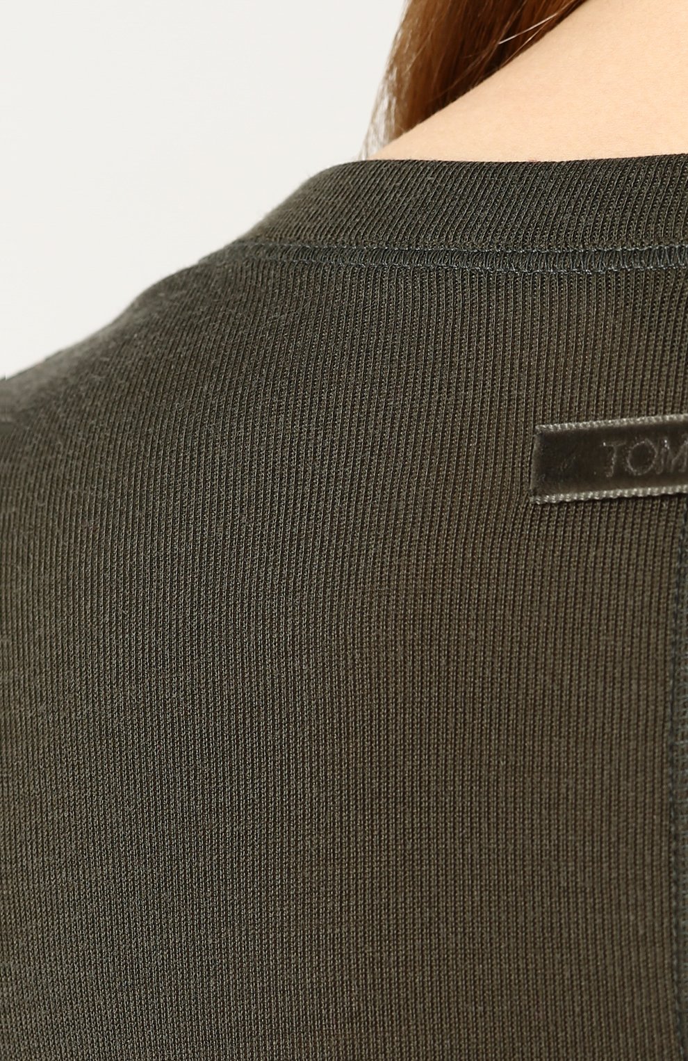 Облегающий шелковый пуловер с v-образным вырезом TOM FORD, арт. TSJ257-FAX290, фото 5