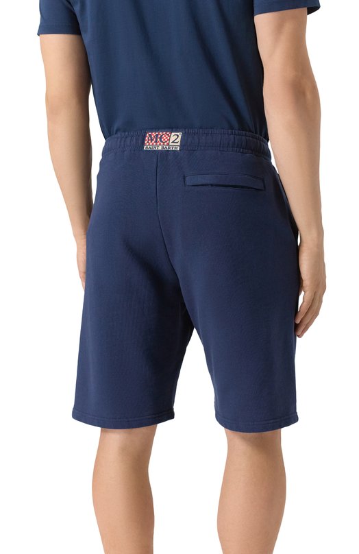 Хлопковые шорты MC2 Saint Barth STBM RANDLE/00134H Синий  STBM RANDLE/00134H Фото 4