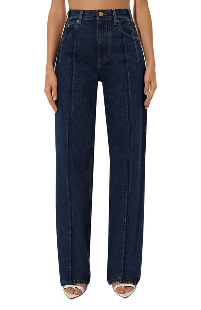 Джинсы DARKPARK синего цвета по цене 59900 руб., арт. WTR66 DBL01W072/LU-PLEAT EFFECT FITTED DENIM, фото 3 Джинсы DARKPARK, арт. WTR66 DBL01W072/LU-PLEAT EFFECT FITTED DENIM, фото 3