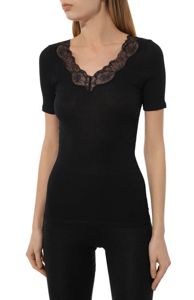 Хлопковая футболка HANRO, арт. 071376., фото 3