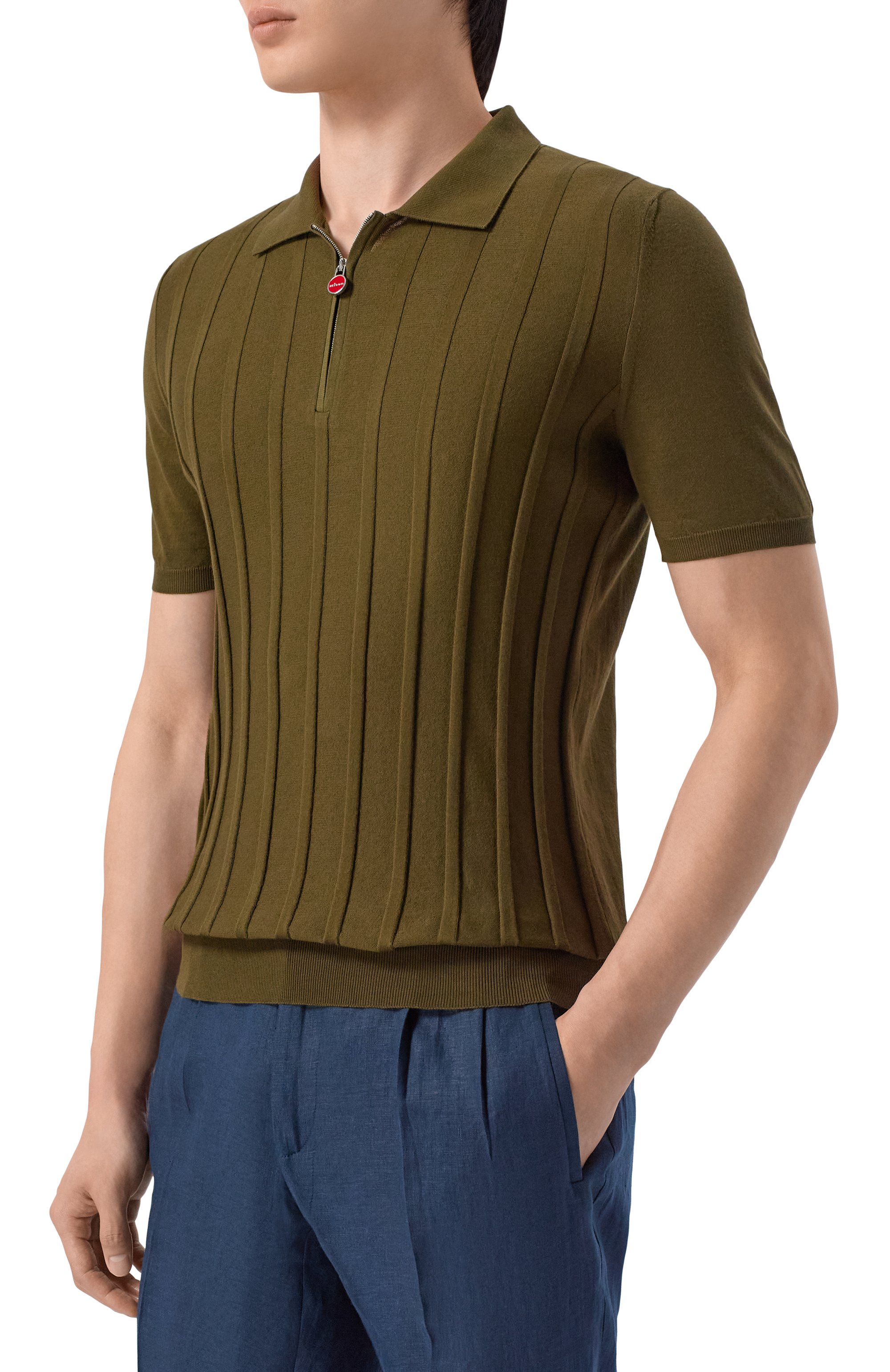 Хлопковое поло KITON, арт. UMK0707, фото 3