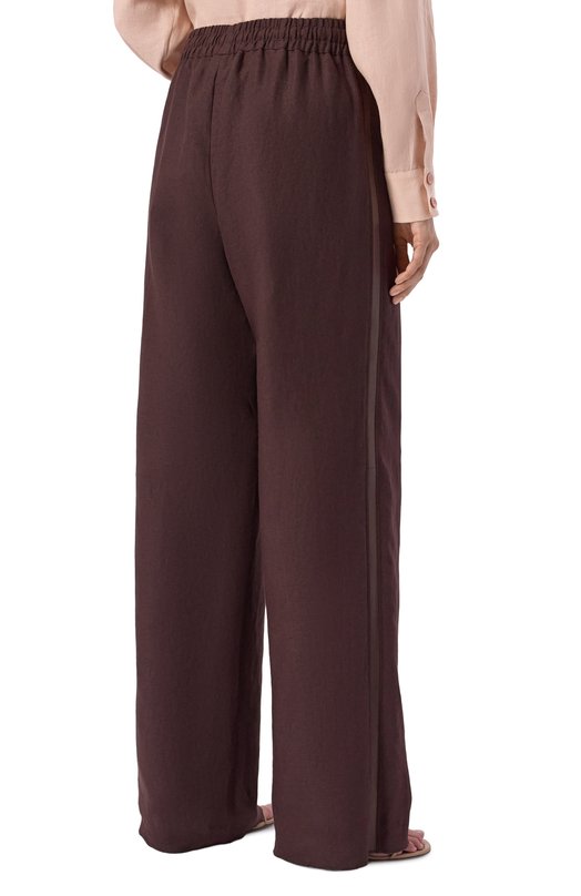 Льняные брюки MVST M26.2PW.T902/T30 Коричневый  M26.2PW.T902/T30 Фото 4