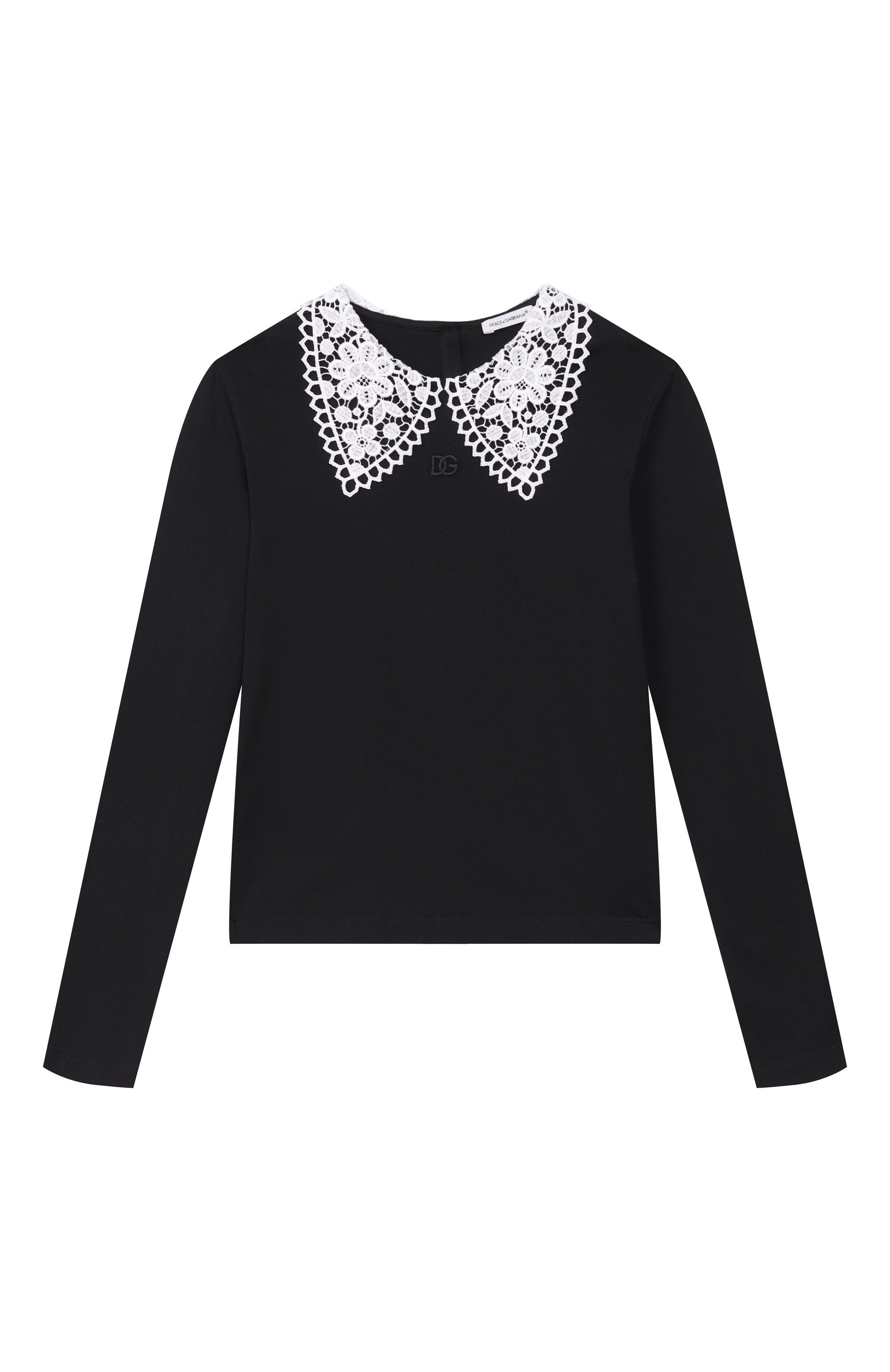 Хлопковый лонгслив DOLCE & GABBANA, арт. L5JTMT/G7Q1E, фото 1