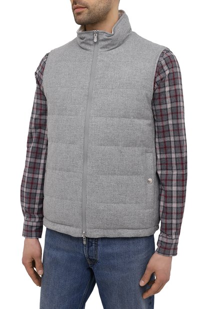 Двусторонний жилет BRUNELLO CUCINELLI, арт. MM4851755, фото 3