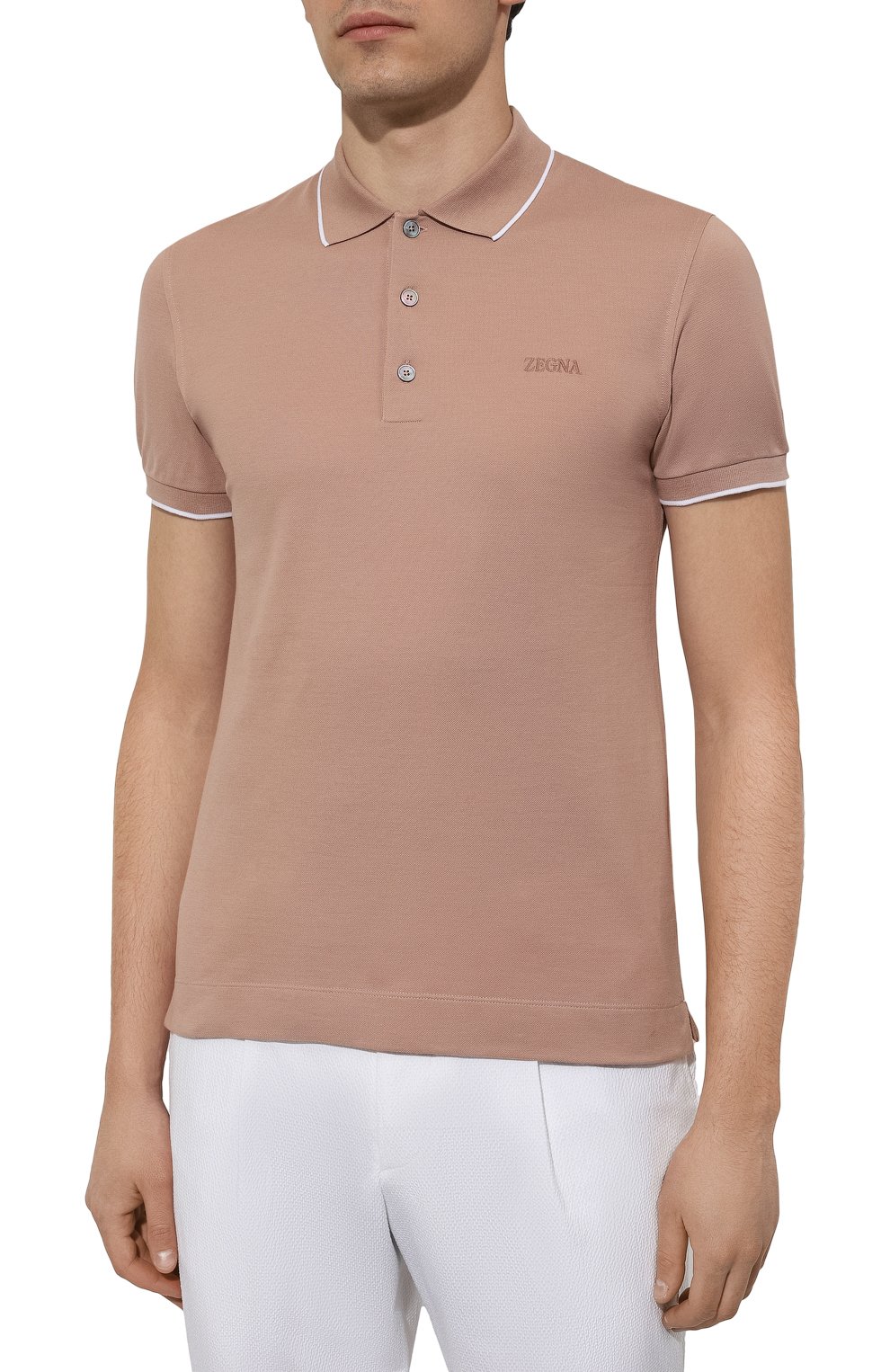 Хлопковое поло ZEGNA, арт. UD358A7/D746, фото 3