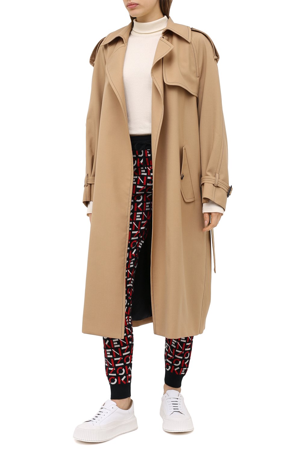 Хлопковые джоггеры kenzo sport KENZO, арт. FA62PA5313SC, фото 2