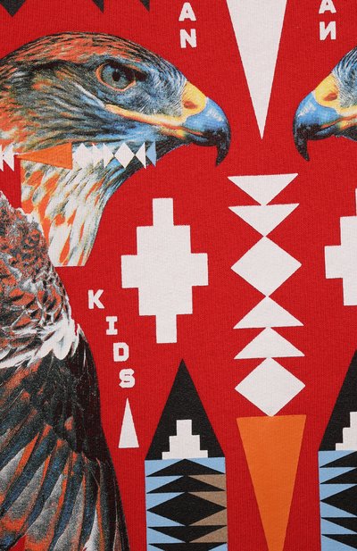 Хлопковый свитшот MARCELO BURLON KIDS OF MILAN, арт. CBBA001F21FLE007, фото 3