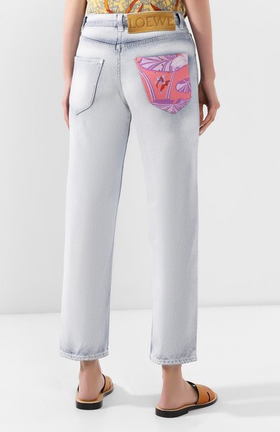 Джинсы loewe x paula's ibiza LOEWE голубого цвета по цене 69950 руб., арт. S616331X27, фото 4 Джинсы loewe x paula's ibiza LOEWE, арт. S616331X27, фото 4