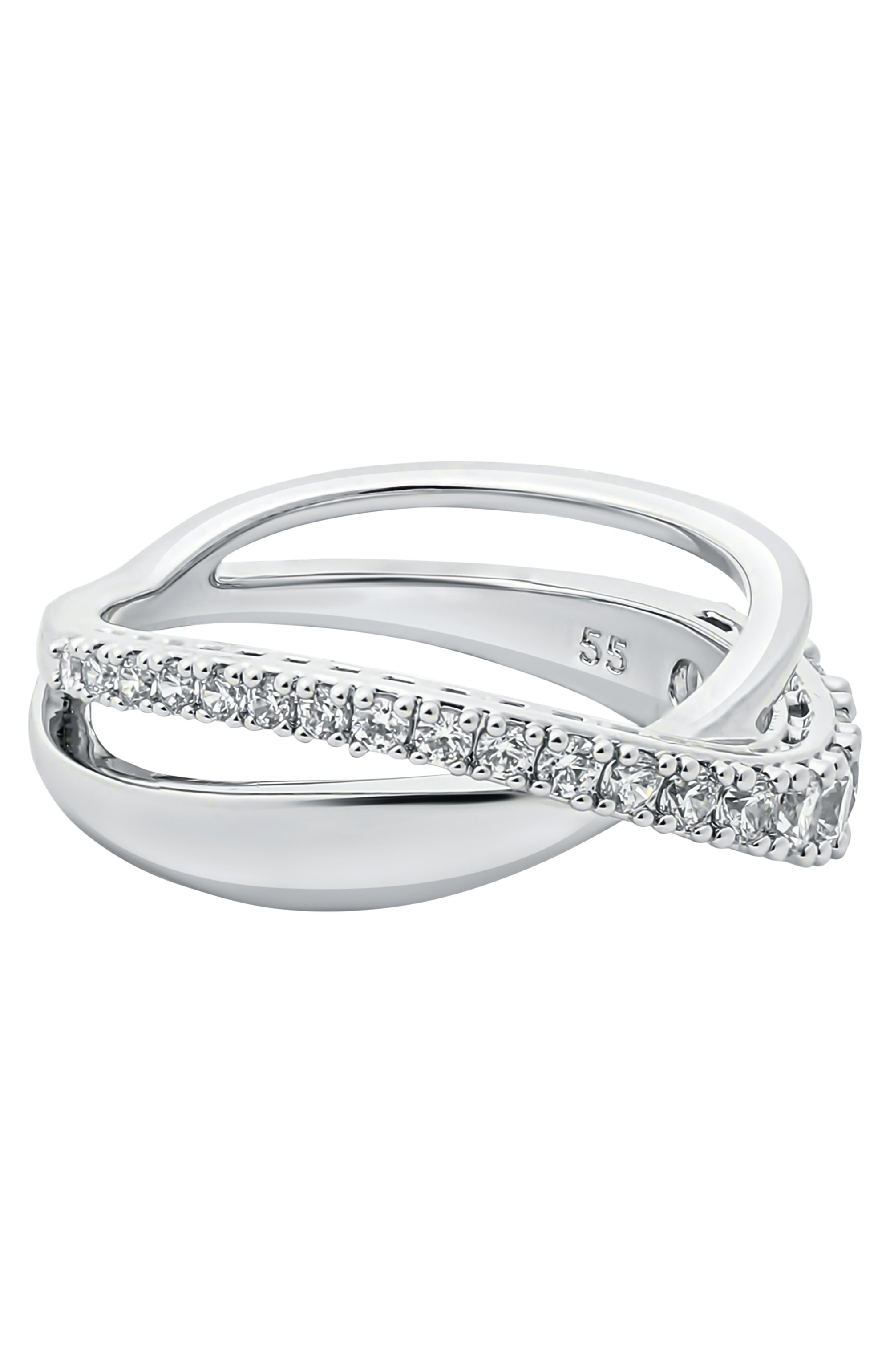 Кольцо hyperbola SWAROVSKI серебряного цвета по цене 18300 руб., арт. 5563911, фото 1 Кольцо hyperbola SWAROVSKI, арт. 5563911, фото 1