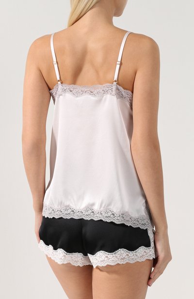 Шелковый топ с кружевной отделкой VANNINA VESPERINI, арт. VVPE18-40, фото 4