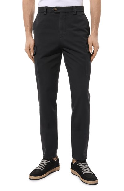 Хлопковые брюки-карго BRUNELLO CUCINELLI, арт. M252DE1890, фото 3