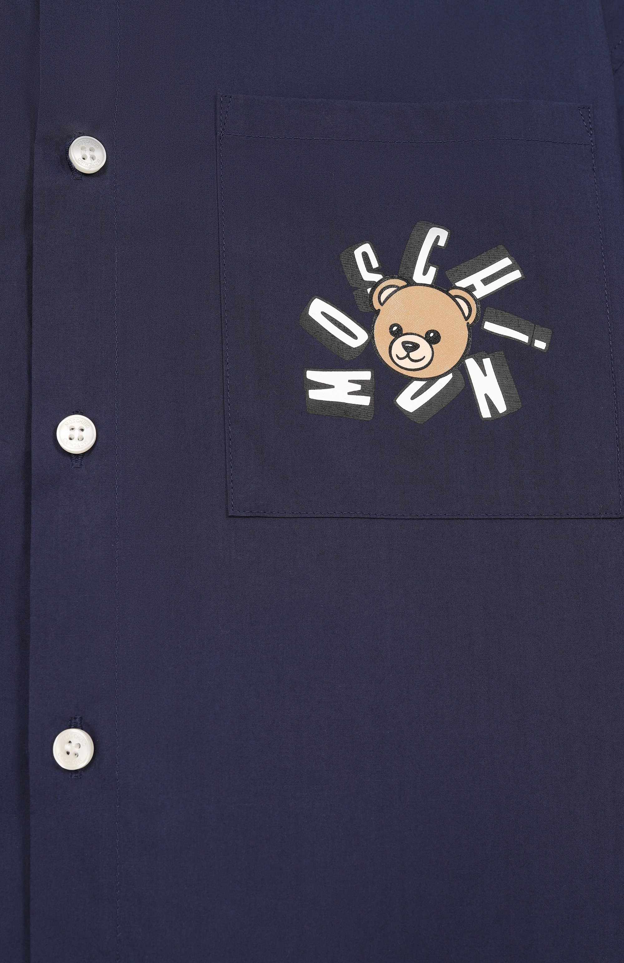 Хлопковая рубашка MOSCHINO, арт. HUC01W/LLA10, фото 3