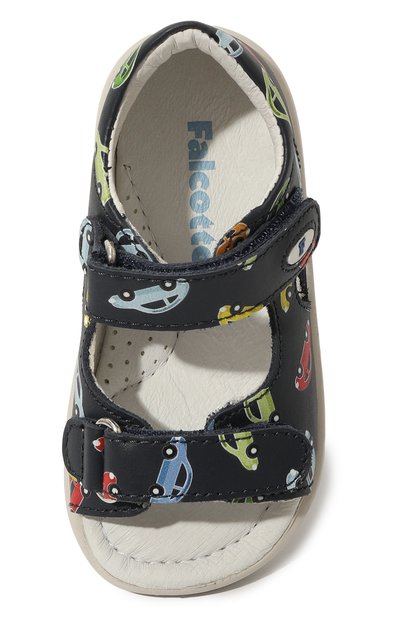 Кожаные сандалии FALCOTTO темно-синего цвета по цене 7770 руб., арт. 1500728/54, фото 4 Кожаные сандалии FALCOTTO, арт. 1500728/54, фото 4