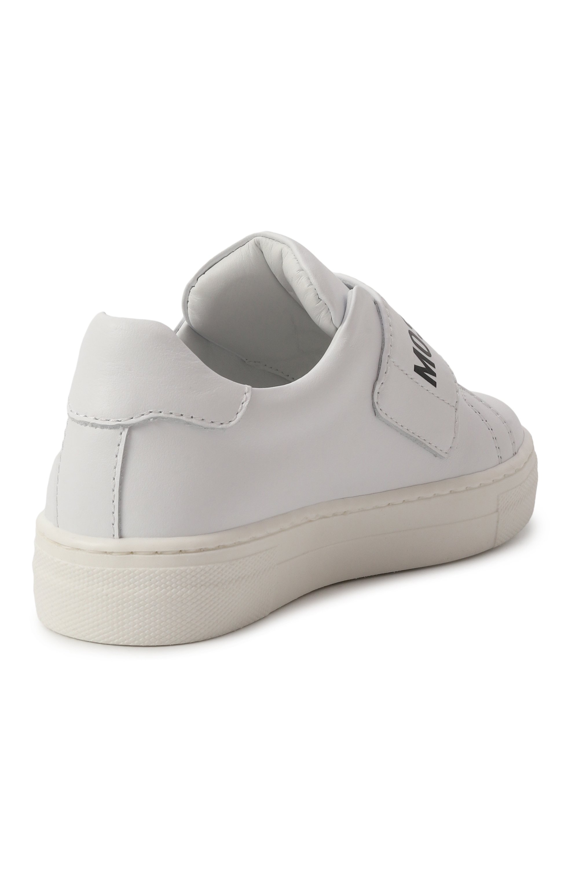 Кожаные кеды MOSCHINO, арт. 80587/VAR1/28-35, фото 3