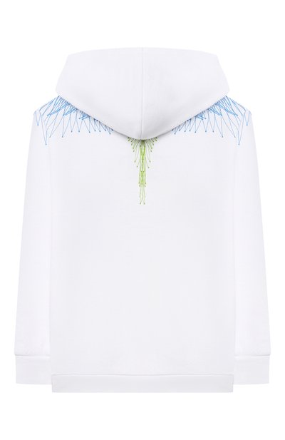 Хлопковое худи MARCELO BURLON KIDS OF MILAN, арт. 21E/B/MB/2105/0020/2-6Y, фото 2
