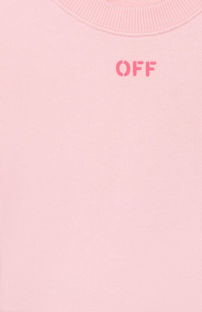 Хлопковый свитшот OFF-WHITE, арт. 0GBA001S26FLE005_001, фото 3