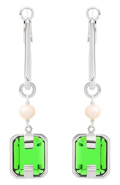 Серьги с жемчугом и кристаллами CRYSTALLINE JEWELLERY, арт. 382WNN, фото 1