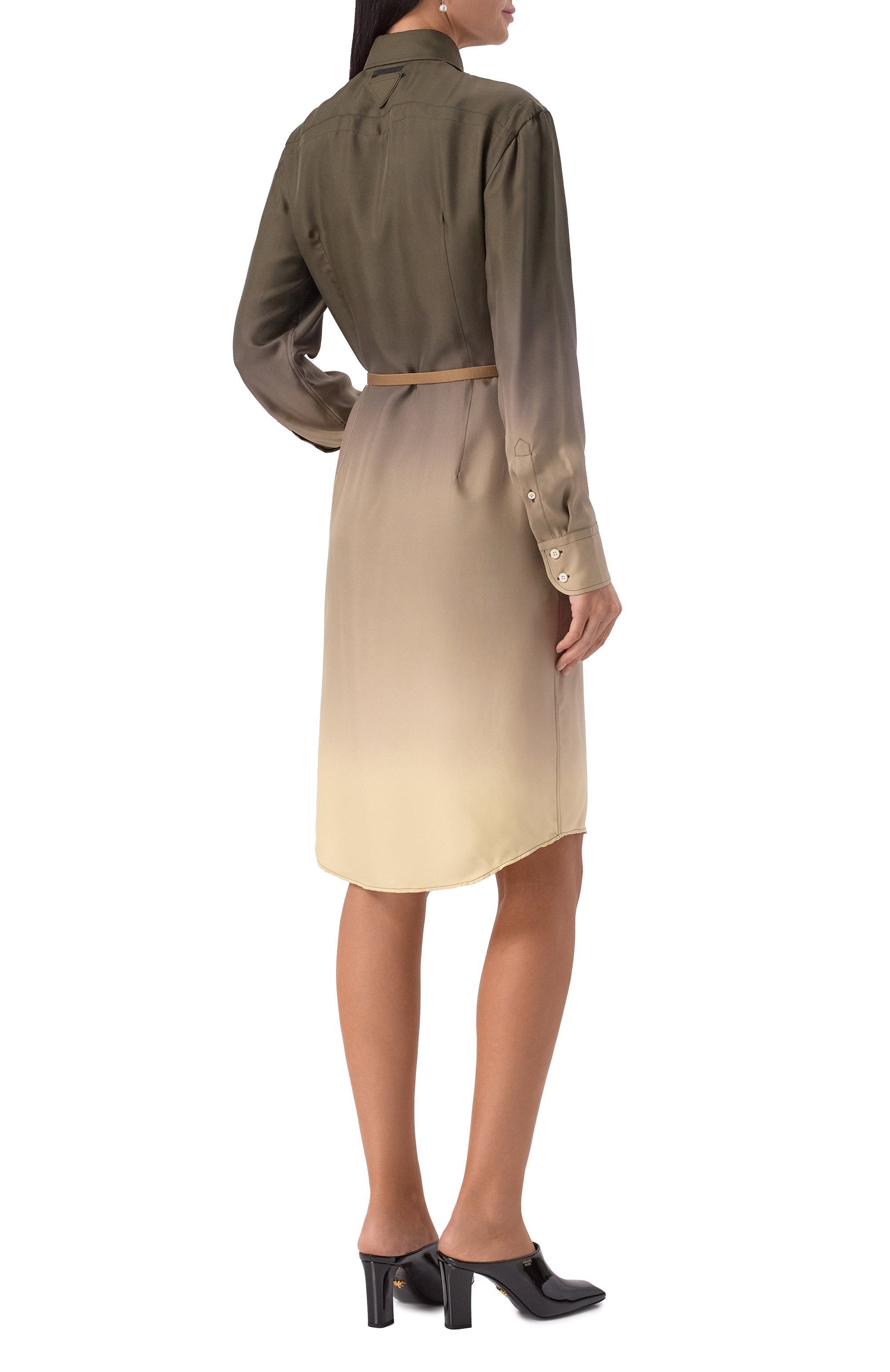 Шелковое платье PRADA, арт. P3M08H/14J3, фото 4