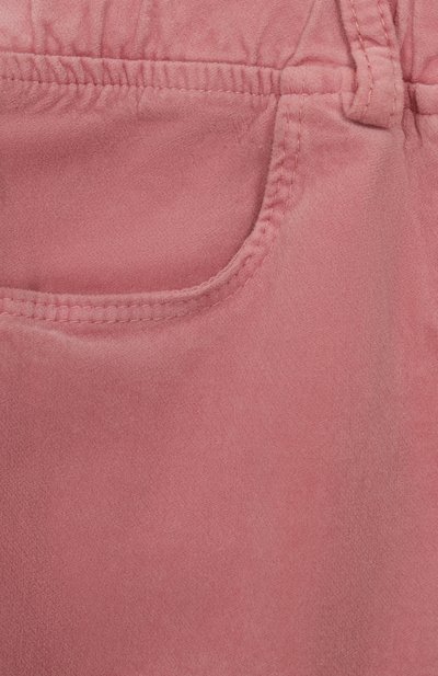 Хлопковые брюки IL GUFO розового цвета по цене 16450 руб., арт. A25GPL0008V6006/5-8, фото 3 Хлопковые брюки IL GUFO, арт. A25GPL0008V6006/5-8, фото 3