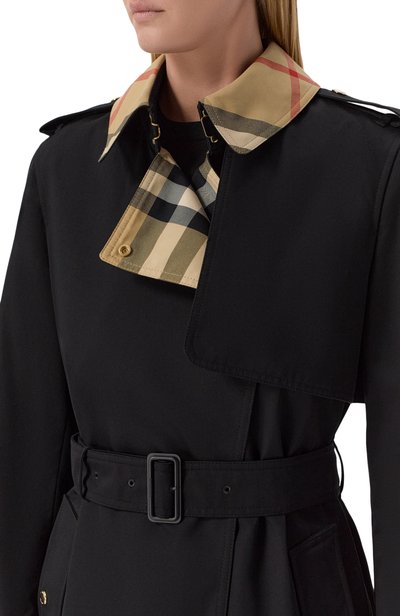 Хлопковый тренч BURBERRY, арт. 8129457, фото 5