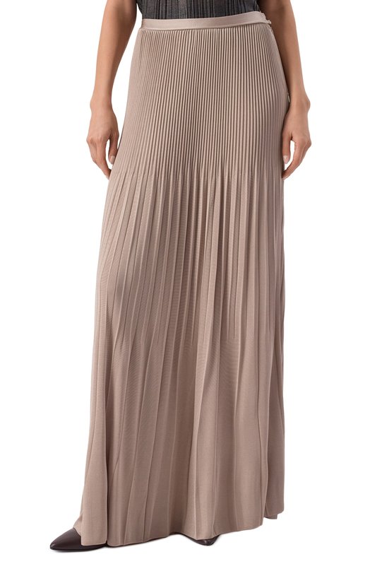 Плиссированная юбка Giorgio Armani GW003196/AF24199 Бежевый  GW003196/AF24199 Фото 3