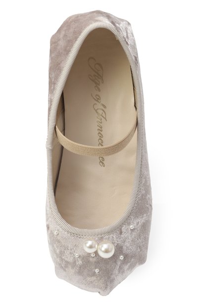 Бархатные балетки zelda AGE OF INNOCENCE, арт. 000123/ZELDA/30, фото 4