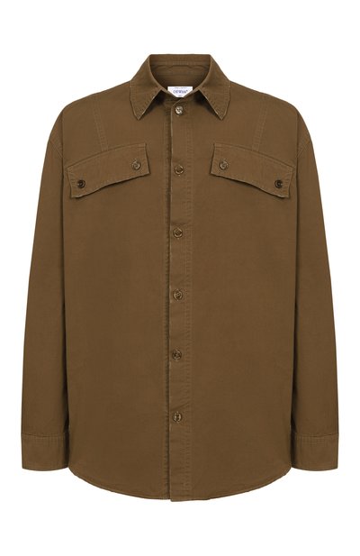 Мужская хлопковая рубашка OFF-WHITE, арт. 0MGE04NF25FAB001