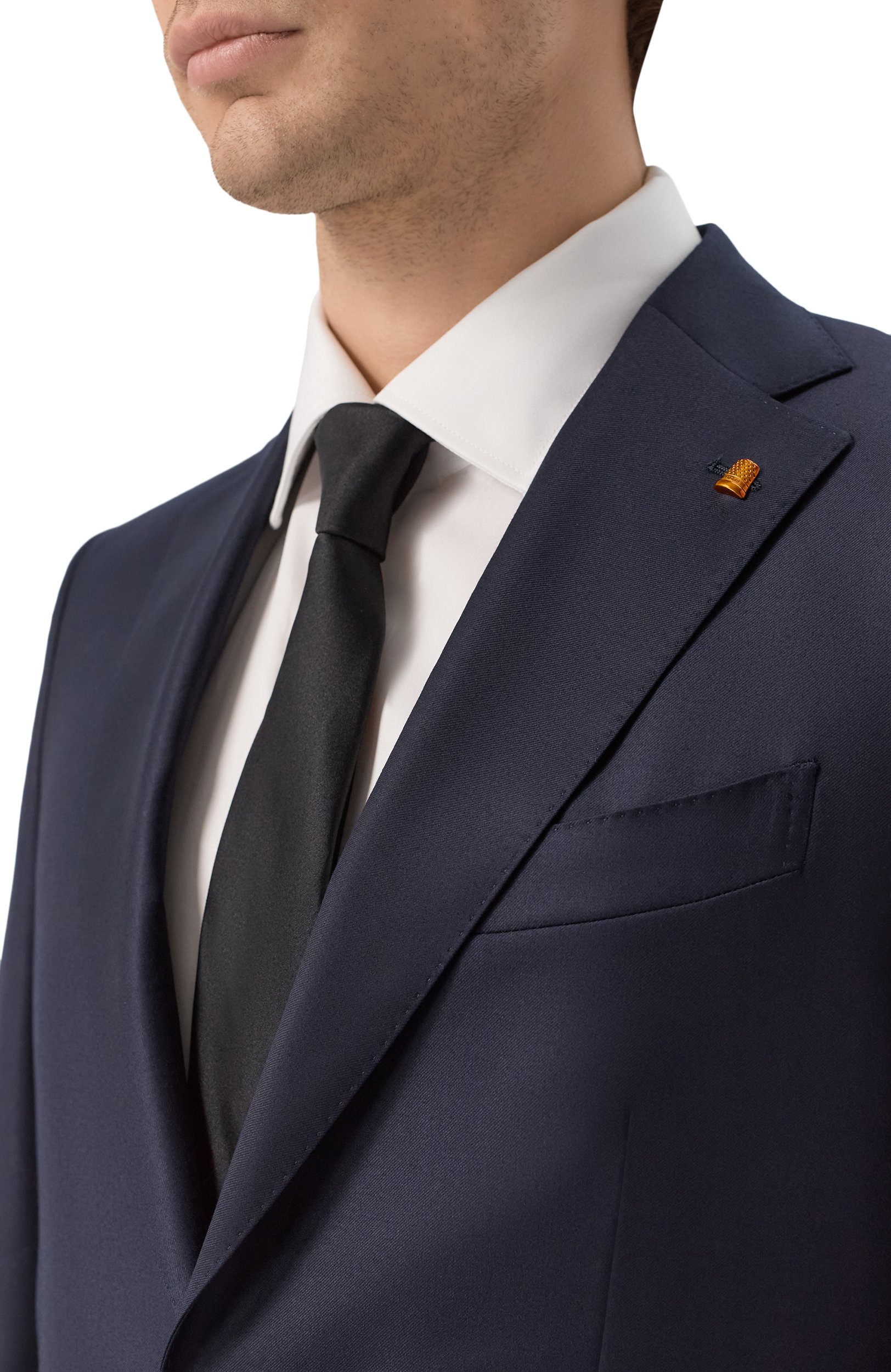 Шерстяной костюм SARTORIA LATORRE темно-синего цвета по цене 144500 руб., арт. G0I7EF/PU0544_SET, фото 6 Шерстяной костюм SARTORIA LATORRE, арт. G0I7EF/PU0544_SET, фото 6
