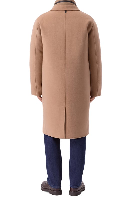 Шерстяное пальто с пуховой подстежкой Rudsak 6124503/DRAL Бежевый  6124503/DRAL Фото 6