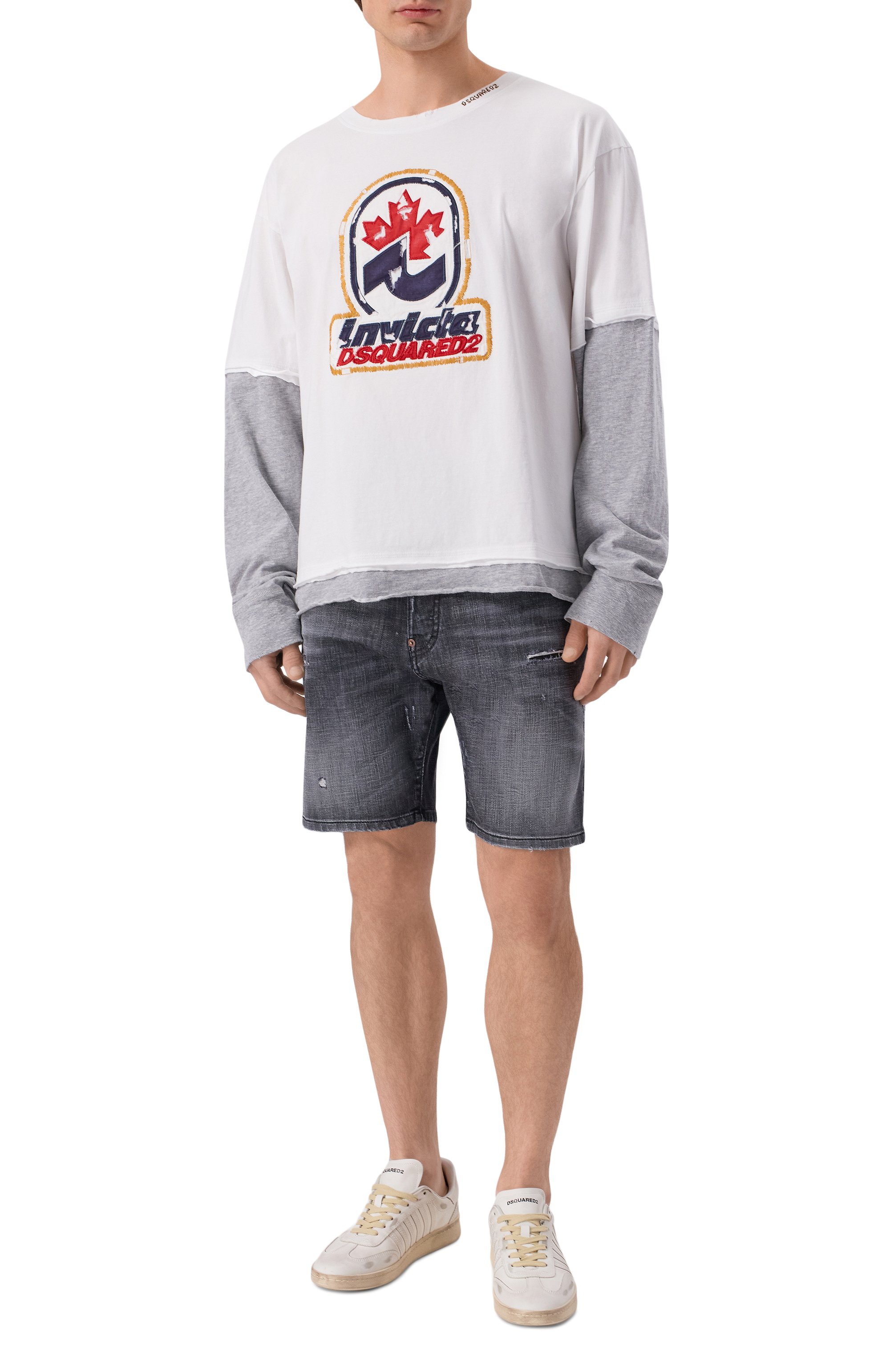 Джинсовые шорты marine shorts DSQUARED2, арт. S74MU0964/S30357, фото 2