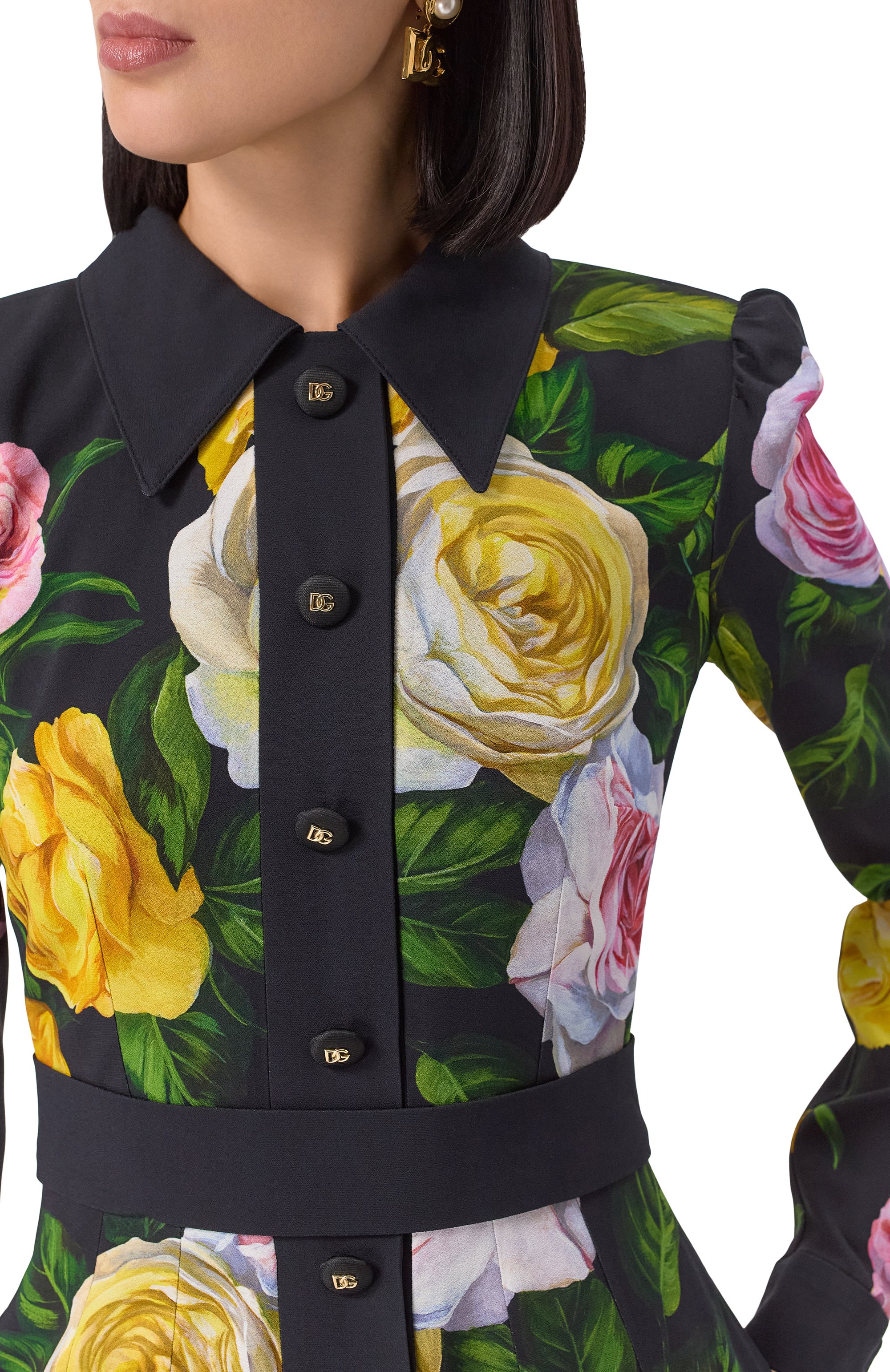 Платье из вискозы DOLCE & GABBANA, арт. F6TLDT/FSRPH, фото 5