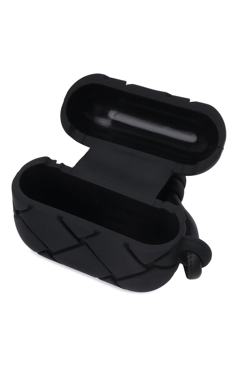 Чехол для airpods pro BOTTEGA VENETA черного цвета, арт. 670190/V0EY1 | Фото 4 (Материал: Пластик; Региональные ограничения белый список (Axapta Mercury): Не проставлено; Нос: Не проставлено)