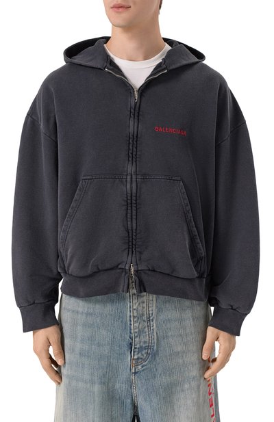 Хлопковая толстовка BALENCIAGA, арт. 803264/TTVJ2, фото 3