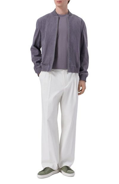 Замшевый бомбер BOSS, арт. 50543213, фото 2