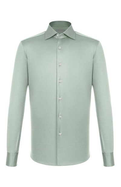 Мужская хлопковая сорочка MVST, арт. SLIM/GABRIELLE/R0UND/1628-JERSEY (INTERL0CK)