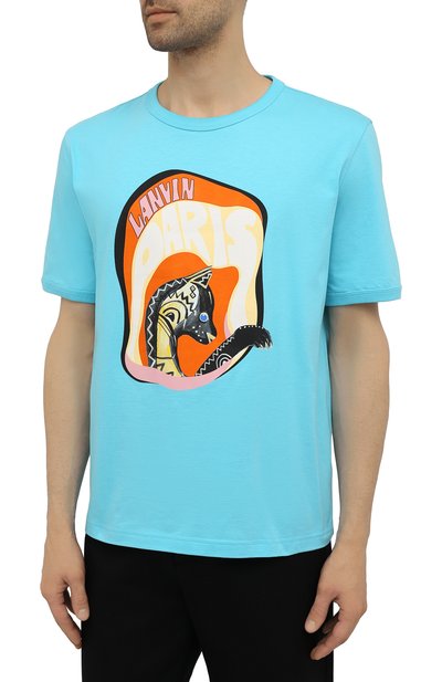 Хлопковая футболка LANVIN, арт. RM-TS0010-J009-E21, фото 3