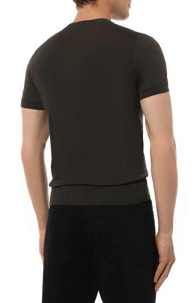 Джемпер из шелка и хлопка TOM FORD, арт. YMS002/KCS001, фото 4