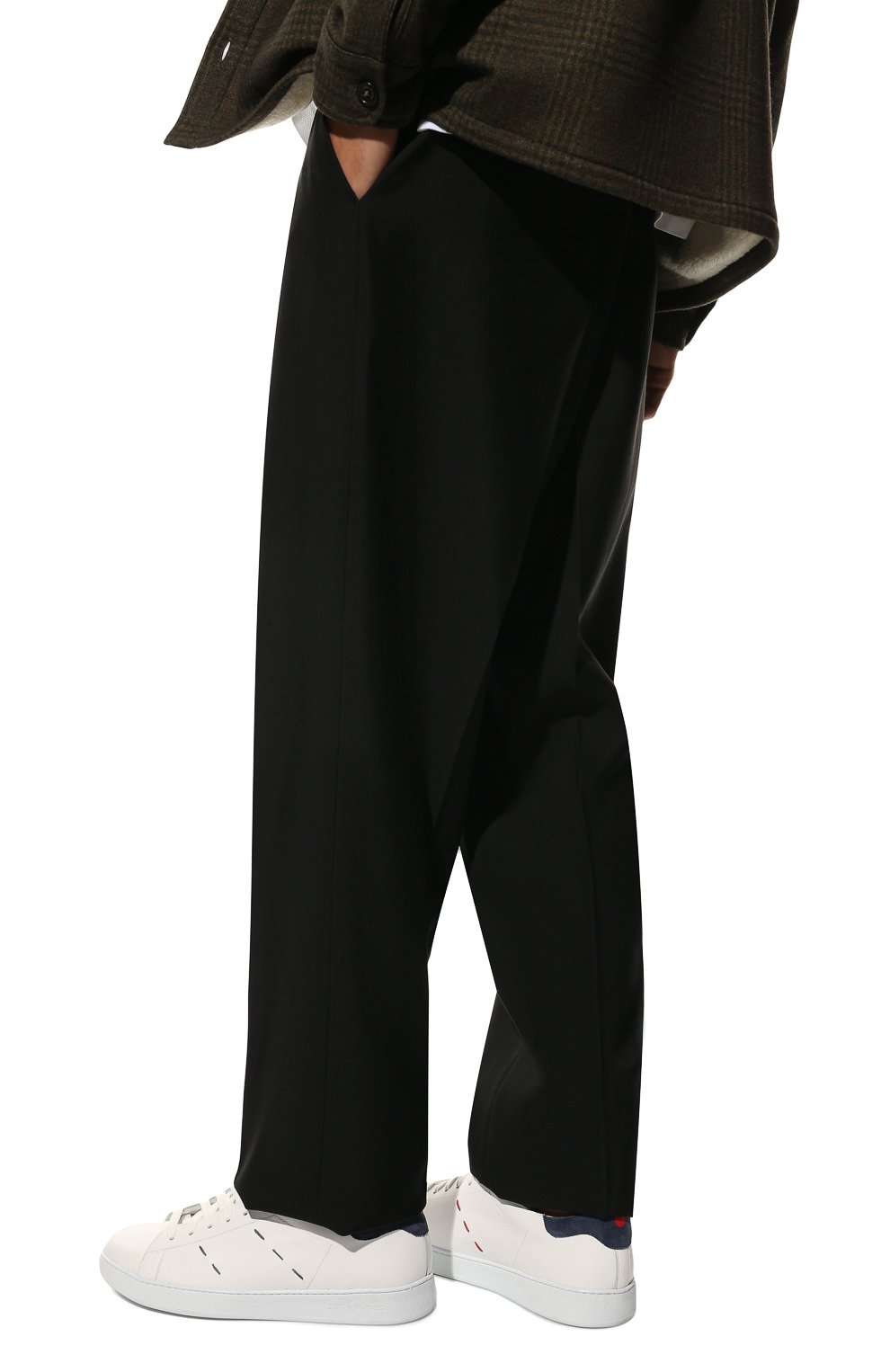 Кожаные кеды KITON, арт. USSN001X0716A, фото 3