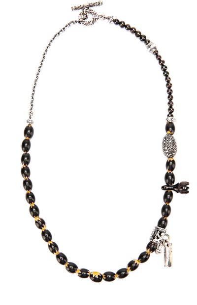 Колье из бусин с подвесками GEM KINGDOM, арт. NK 17A07-S B/M, фото 1