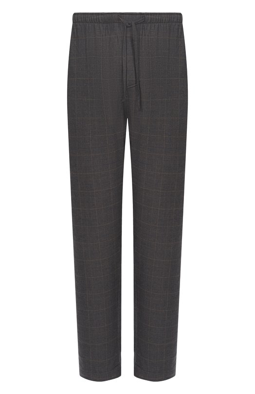 Домашние брюки из хлопка и шерсти Zimmerli 4600-75180 Коричневый 4600-75180