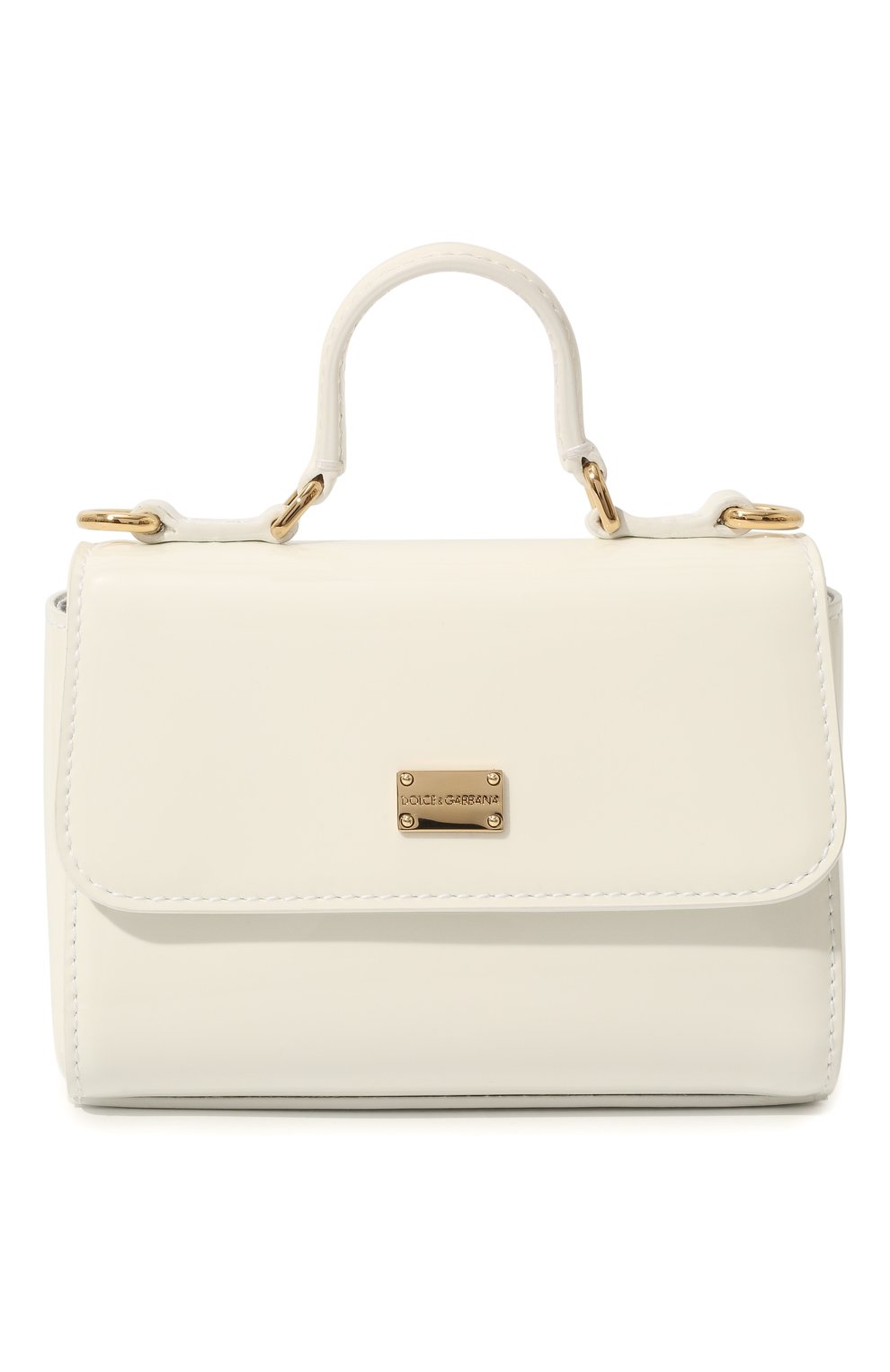 Сумка DOLCE & GABBANA белого цвета по цене 52850 руб., арт. EB0103/A1471, фото 1 Сумка DOLCE & GABBANA, арт. EB0103/A1471, фото 1