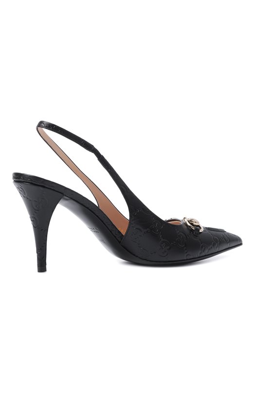 Кожаные туфли Horsebit Gucci 792065/AAEGJ Чёрный  792065/AAEGJ Фото 5